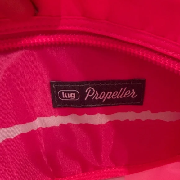 lug Pink Travel Duffel Bag with Quilted Front - Picture 9 of 9